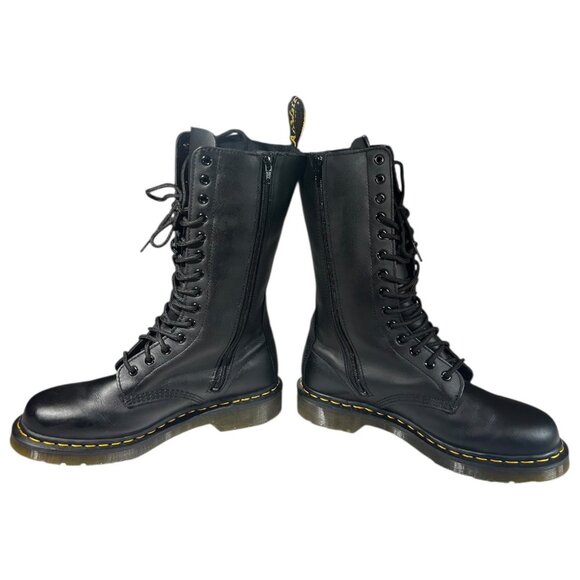 Dr. Martens 1914 Vonda Rose Appliqué Leather Boots – Women’s 9 | Rare & Sold Out - Picture 5 of 8